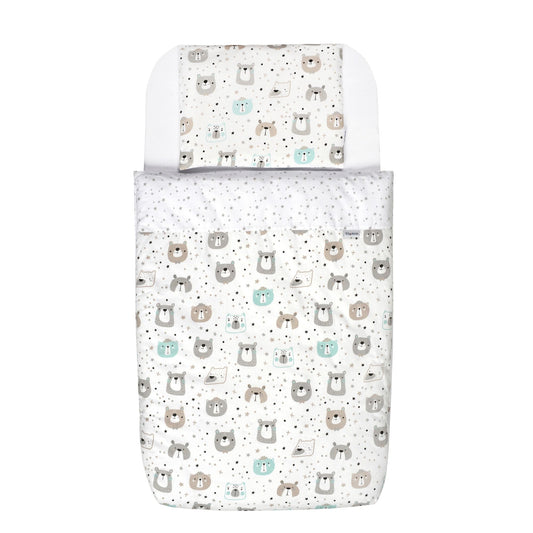 FlyIdeas Complete Bedside Crib Sheets Set with Duvet (Optional)
