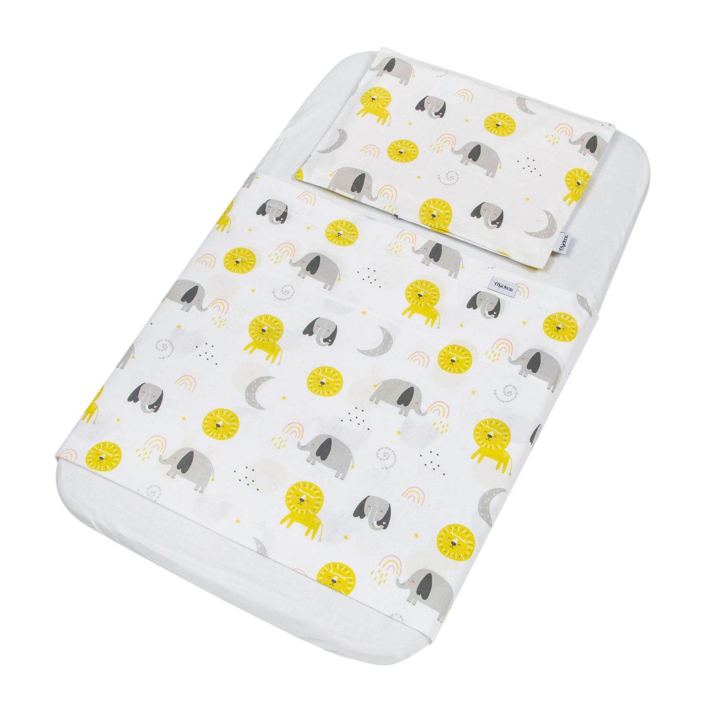 FlyIdeas Fitted Sheets Complete Bedding Set, 100% Cotton