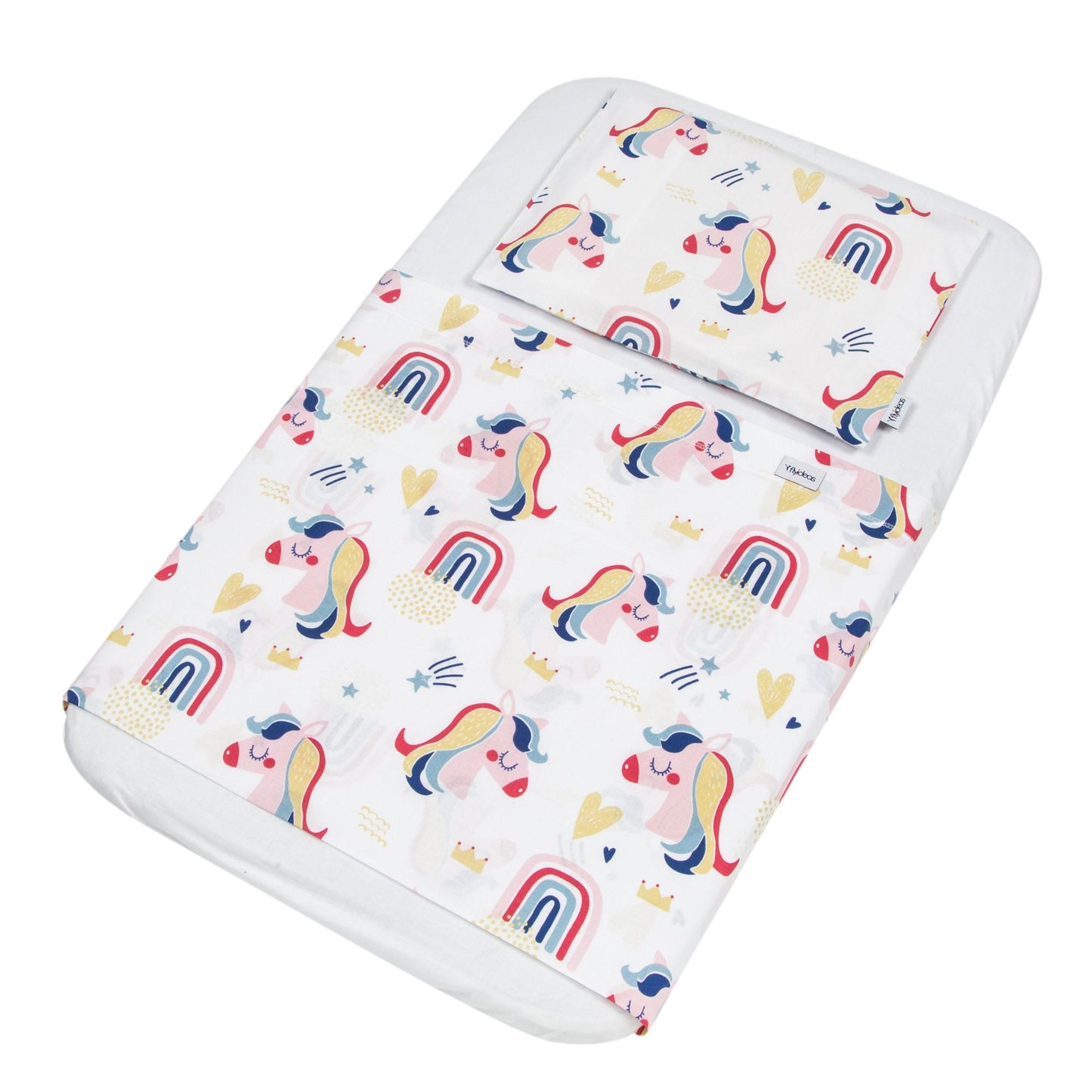 FlyIdeas Fitted Sheets Complete Bedding Set, 100% Cotton