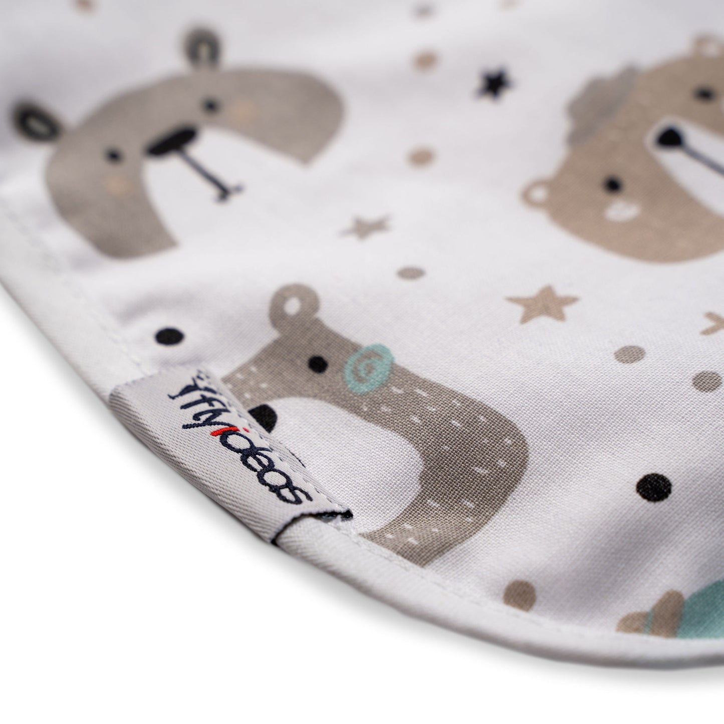 FlyIdeas Waterproof Baby Bibs, Pack of 5 – 100% Double Layered Cotton