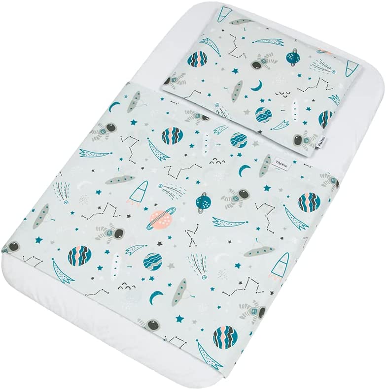 FlyIdeas Fitted Sheets Complete Bedding Set, 100% Cotton