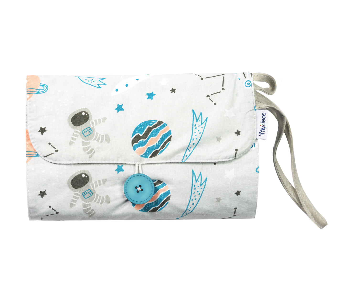 FlyIdeas Diapers Nappies & Wipes Waterproof Organizer, Baby Animals